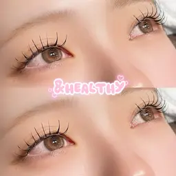 アンドヘルシー🎀（まつ毛パーマ×フラットラッシュ​〜​100本）🫧【指名料込み】
