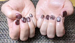 【Jrネイリスト】オフなし限定ワンカラー/ラメグラデーション