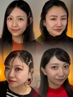 【骨格×筋肉分析】美眉デザイン　眉WAX／間引き／メイク仕上げ　60分￥6,700