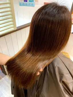 2.5〜3.5時間[縮毛矯正・カラー毛で痛ませたくない方専用]💎Gemmeストレート💎当日の施術内容変更可能
