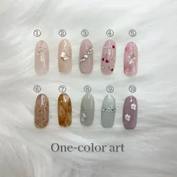 【オフ有】ワンカラー+写真アート2本付 0円