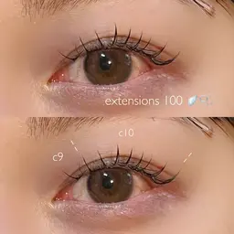 🩰〰︎︎まつ毛エクステ【100~120本】〰︎自然な仕上がりが好みの方にオススメ