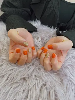 【オフ込み】ワンカラーネイル🤍🤍