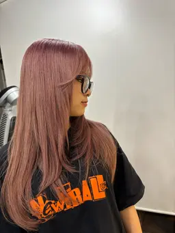 ⭐️ご予約可能時間/9時~20時/ダブルカラー/ 長さ料金1100~4400円/ （カット切りっぱなし+1100円）