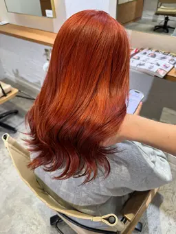 ブリーチなしダブルカラー＋5stepトリートメント