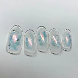 ハンド定額Petitコース✨ジェルオフあり無料・ケア込＋1100円で削らないパラジェルに変更可能！