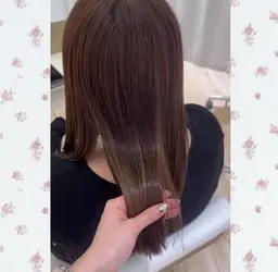 U24🎀髪質改善トリートメントでまとまりのあるサラツヤ髪へ🤍
