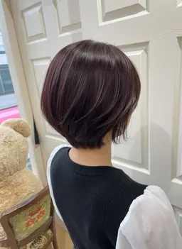 ショートカット×曲がる縮毛矯正+ウルトワトリートメント