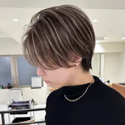 メンズカット+メンズハイライト