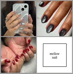 マグネット・ミラー・ホワイトパウダー🖤/他店オフ込み