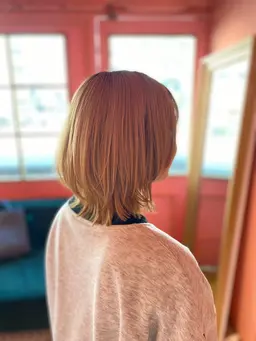 ブリーチ+カラー(ワンブリーチになります)