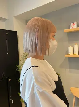 ‼1回目から3回目の方‼️【艶髪ハイトーン🎀ダブルカラー➕1stepトリートメント(ブリーチ込み)】