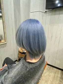 【リタッチ3㎝以下】ケアブリーチ+カラー✨