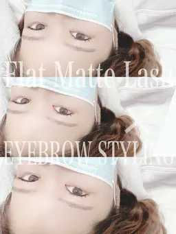 アイブロウワックス×束感マツエク120本🌷