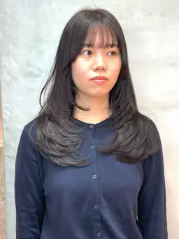 韓国風レイヤーカット➕1stepトリートメント今時のトレンドカットはお任せください！