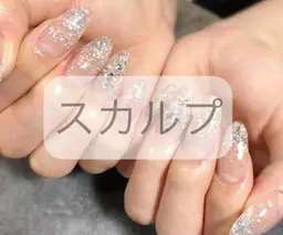 【オフなしスカルプ】ワンカラー・ラメ・カラグラ　⭐️ミニモ特別クーポン⭐️