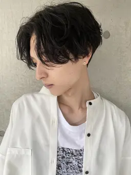 🔴人気No.2🔴パーマで動きの出やすい髪に🔥メンズカット＋ニュアンスパーマ