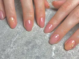 ジェルネイルワンカラー(ハンド・オフあり)