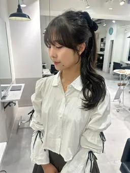 顔まわりcut+韓国風styling 🇰🇷🩶
