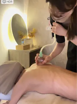 【頑固なこり、痛みに◎】筋膜リリーススライドカッピング+カッピング+全身コルギ+小顔コルギ100分¥10000