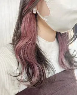 【スタイル相談歓迎！】イヤリングカラー【ブリーチ&全体カラー】＋トリートメント