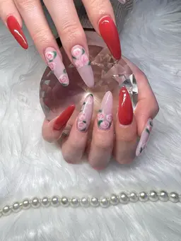 【スカルプ】シンプルアートコース2​〜​4本　　　　　　　　　　　　　　　　　オフ・ケア込み🙆‍♀️