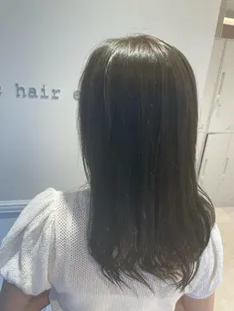 ダメージレスイルミナカラー＋髪質改善オベリスクトリートメント