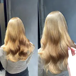 【ミニモ限定クーポン】🎀リタッチ＋ワンカラー（ケアブリーチ込）🎀