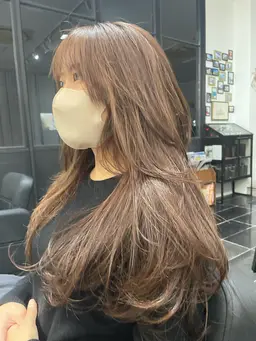 平日18時以降のみ-透明感ワンカラー　minimo限定価格🔥　　高濃度2ステップトリートメント付き（ブロー込み）🌱