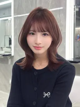 透明感カラー＋ツヤ感トリートメント🩵