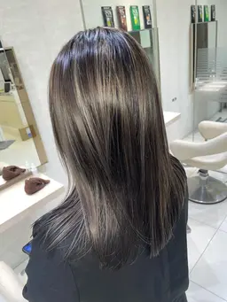 カット＋カラー＋超音波アイロン付き髪質改善トリートメント【白髪染め可】