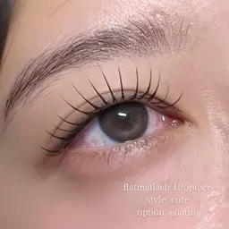 ♥ご新規様限定価格♥LEDエクステ♥モチUP♪フラットマットラッシュ～120本迄✧︎*。