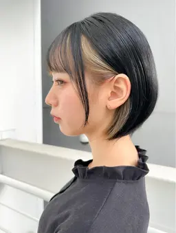 ⚪️インナーカラー⚫️インナーダブルカラー+超音波★TR　¥14,000