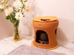 黄土よもぎ蒸し40分❤️黄土座器は木製やプラチック製の椅子と比べると、デトックス力が非常に高い❤️自然殺菌作用衡生的☘️