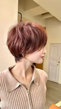 【ショート】カット＋艶カラー