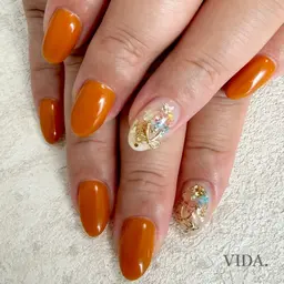 【オフあり/ケア込】シンプルコース (アート ​〜​4本)