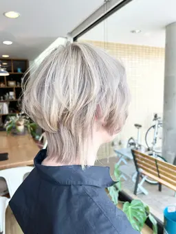 【⭐ファイバープレックスブリーチ➕全体カラー⭐】トリートメント付