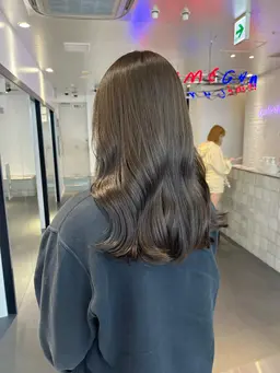 🌟当日限定髪質ケアメニュー🌟🥀ブリーチなしダブルカラー🥀＋選べるトリートメント#韓国#ミニモ学割