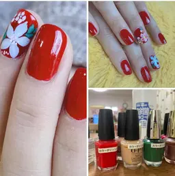 カラ➖ポリッシュ-持つさ1ー2週間ぐらい、冬休み間にジェル出来ない、お菓子様方おすすめ。