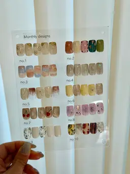 定額デザインコース🩵ハンド/オフ無料!(色替え不可)