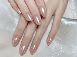 【ハンド】ミラーネイル or オーロラネイル ¥5500