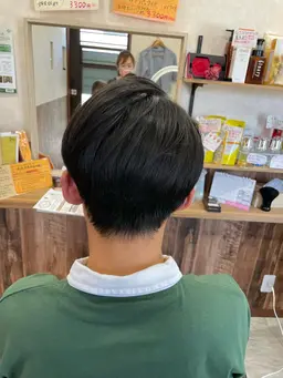 小学生、中学生　男の子、女の子　ブロー仕上げ、シャンプーなし