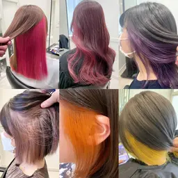 【ご新規様限定💕】カット+インナーブリーチ+フルカラー+ RELAVEIL TR(ロング料金無し) #インナーカラー
