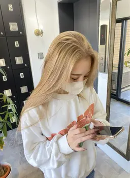 🌟12月限定🌟ブロンド＆ミルクティー トリプルカラー黒染め落とし使用❣️カラー➕トリートメント✨/髪質改善/吉祥寺