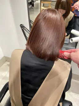 透明感✨全頭ブリーチなしカラー🉐