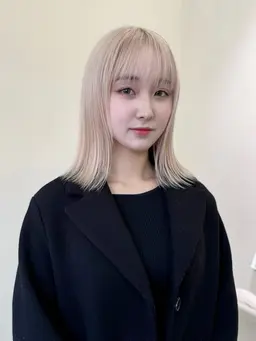 ブリーチ1回​〜​OK💖柔らかハイトーン＆艶カラー