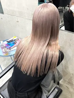 【無くなり次第終了最高級紫シャンプー付き】ダブルカラー＋選べるトリートメント＋alan紫シャンプー🥺#韓国#ミニモ学割