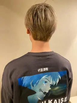 メンズダブルカラー(ブリーチありフルカラーorハイライト)