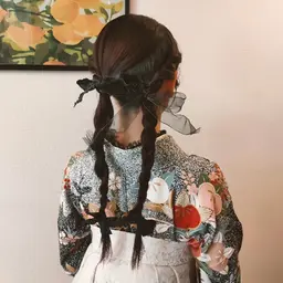 卒業式当日/袴着付け/ヘア/メイク/一度お問合せ下さい/早朝7:00対応可能/2名以上で割引あり