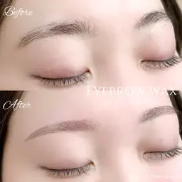 バレンタインクーポン💝アイブロウWAX【オーガニックwax使用/間引き・メイク込】